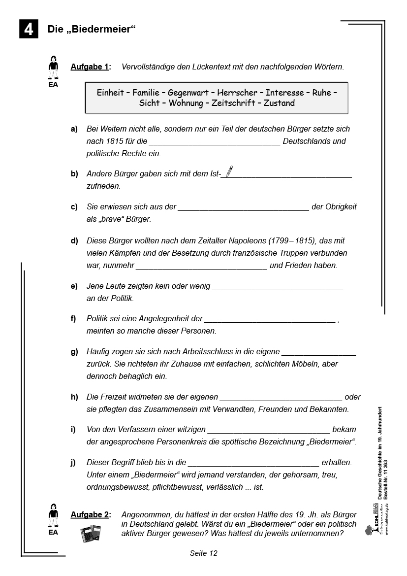 Deutsche Geschichte im 19. Jahrhundert