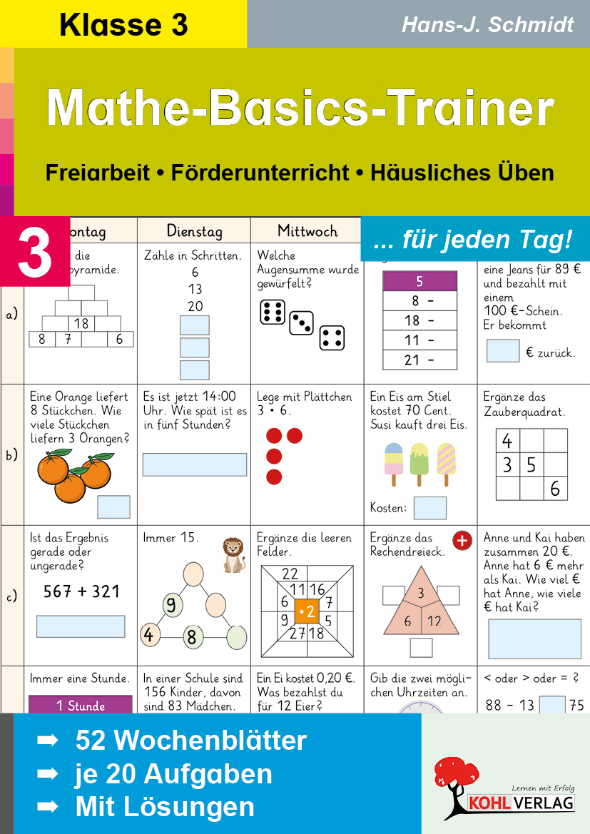 Mathe-Basics-Trainer / Klasse 3