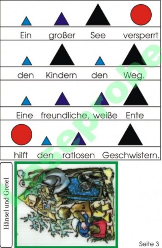 Wortartenmärchen - Hänsel und Gretel