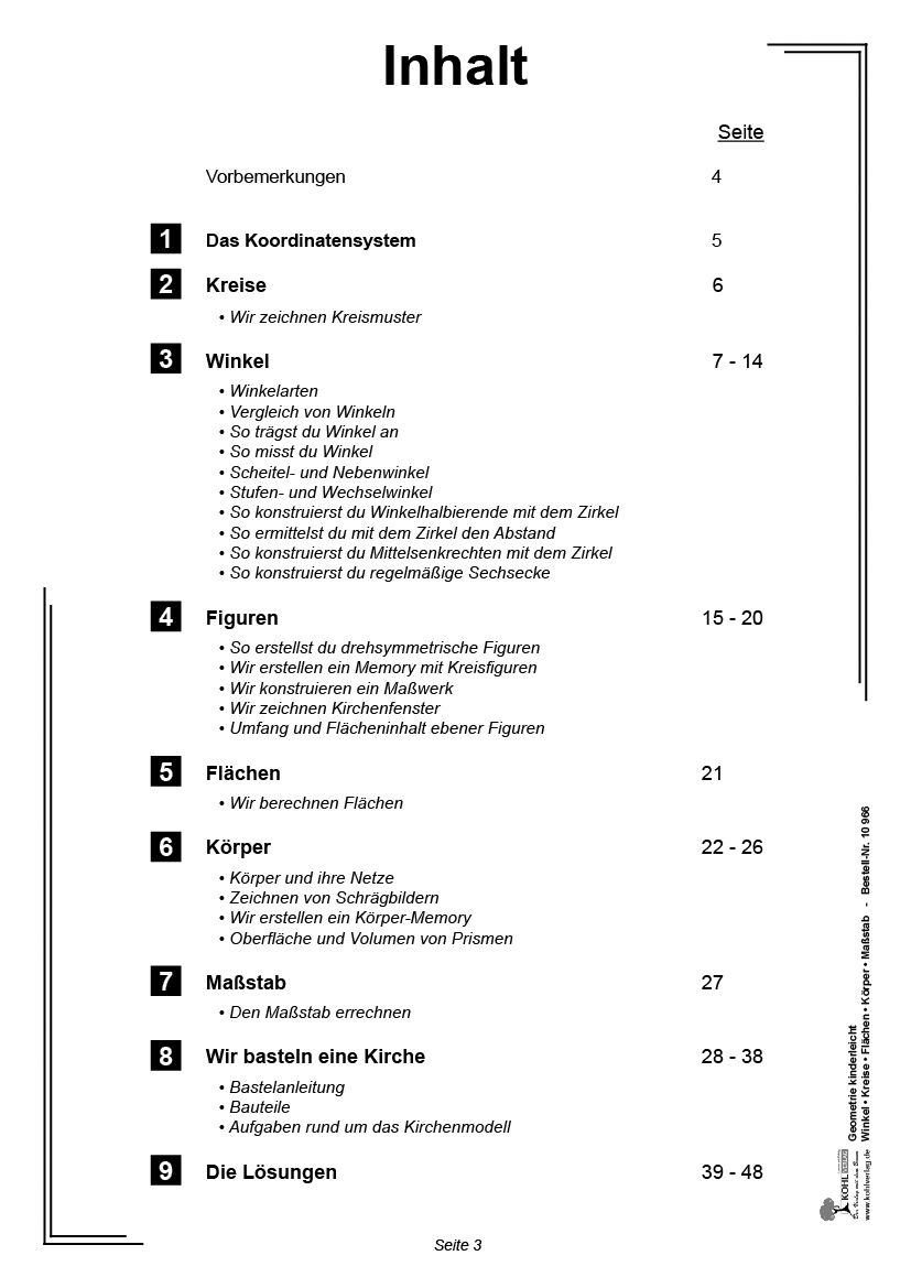 Geometrie kinderleicht