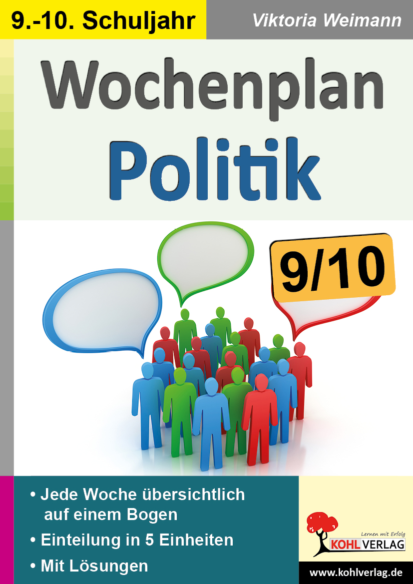 Wochenplan Politik / Klasse 9-10