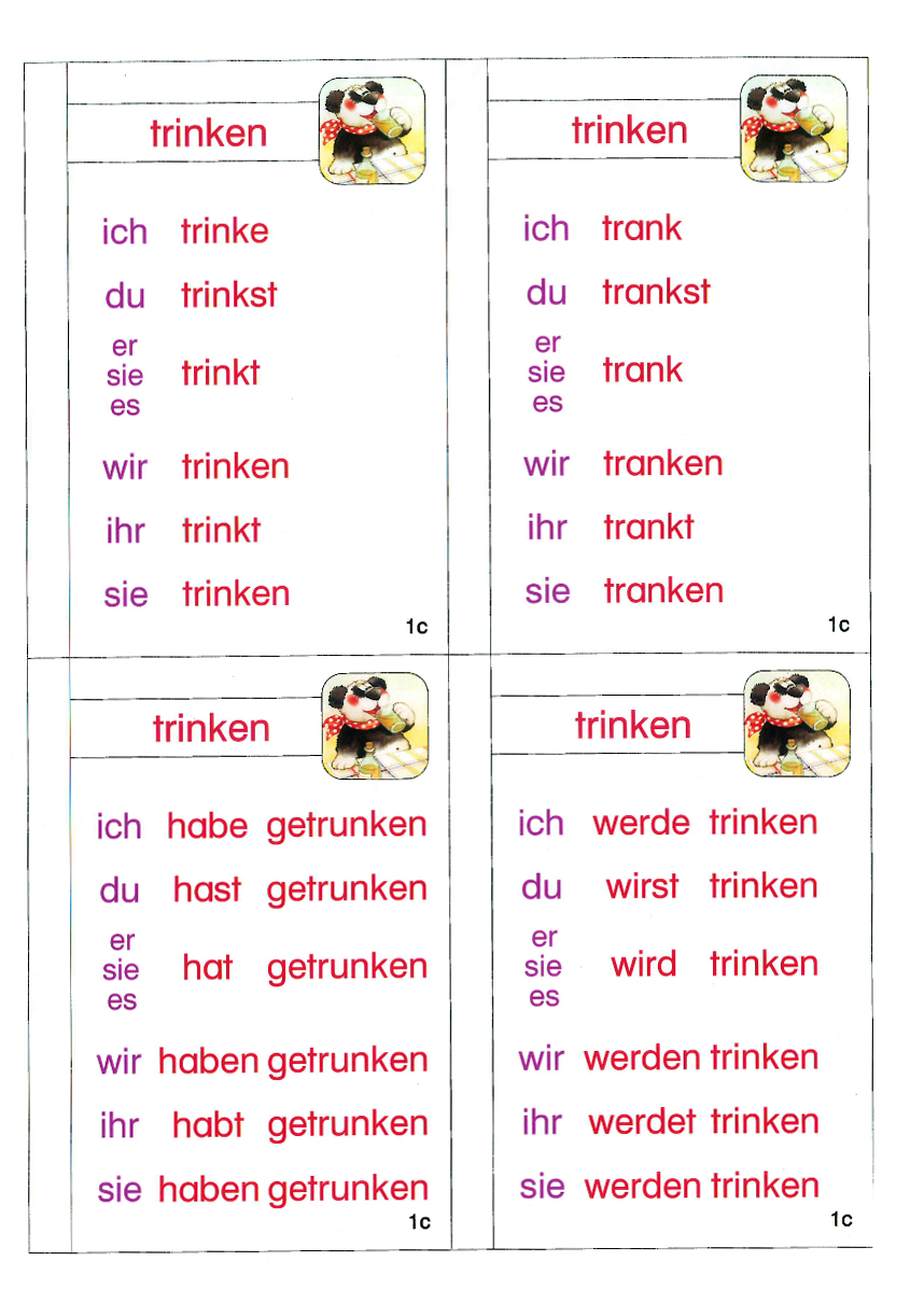 Verbenstammbaum Verbenstammbaum