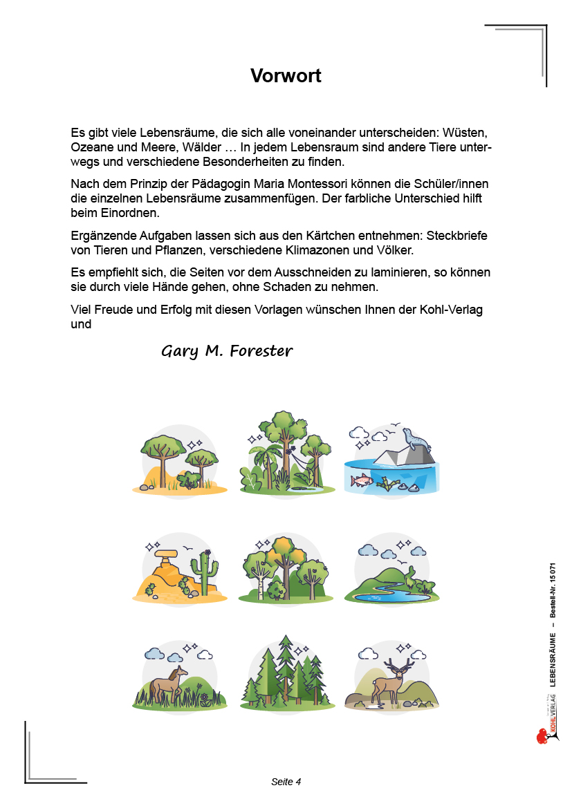 Lebensräume Lebensräume