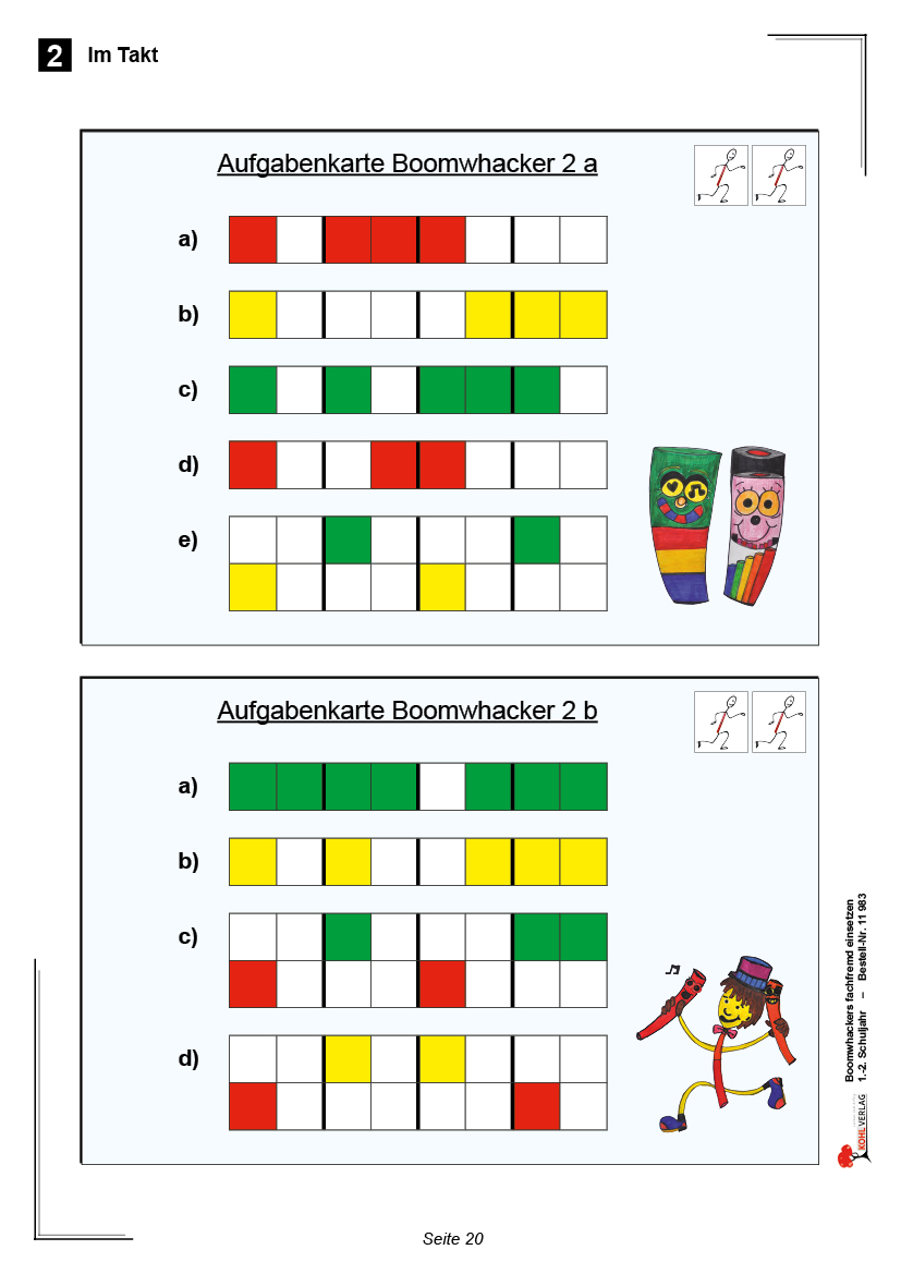 Boomwhackers fachfremd einsetzen / Klasse 1-2