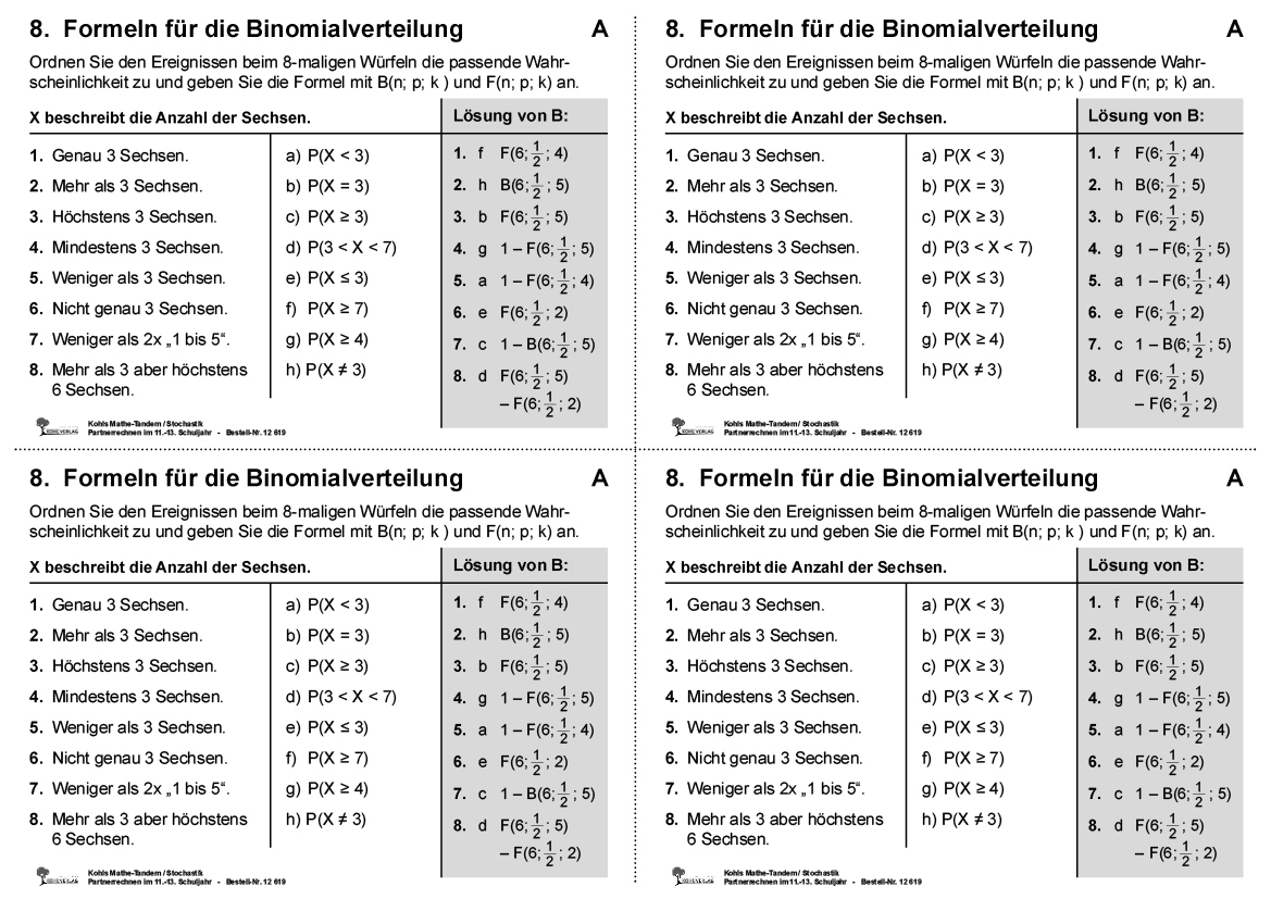 Kohls Mathe-Tandem / Stochastik