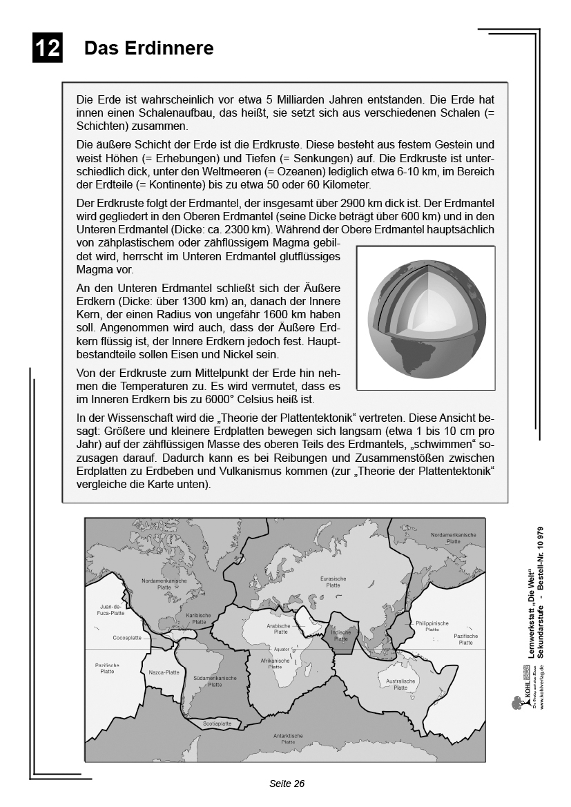 Lernwerkstatt Die Welt Lernwerkstatt Die Welt