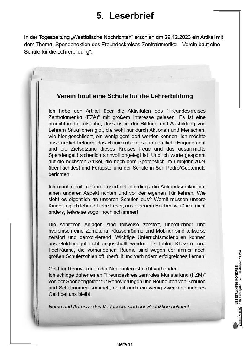 Lesetraining konkret! / Klasse 5-6