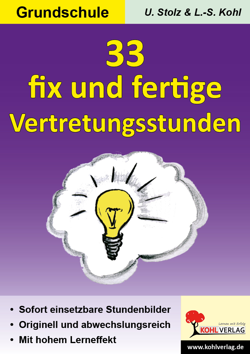 33 fix und fertige Vertretungsstunden / Grundschule