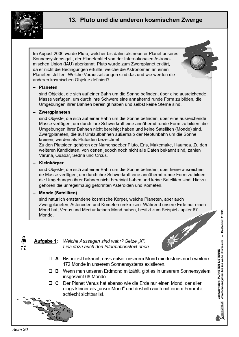 Lernwerkstatt Planeten & Sterne