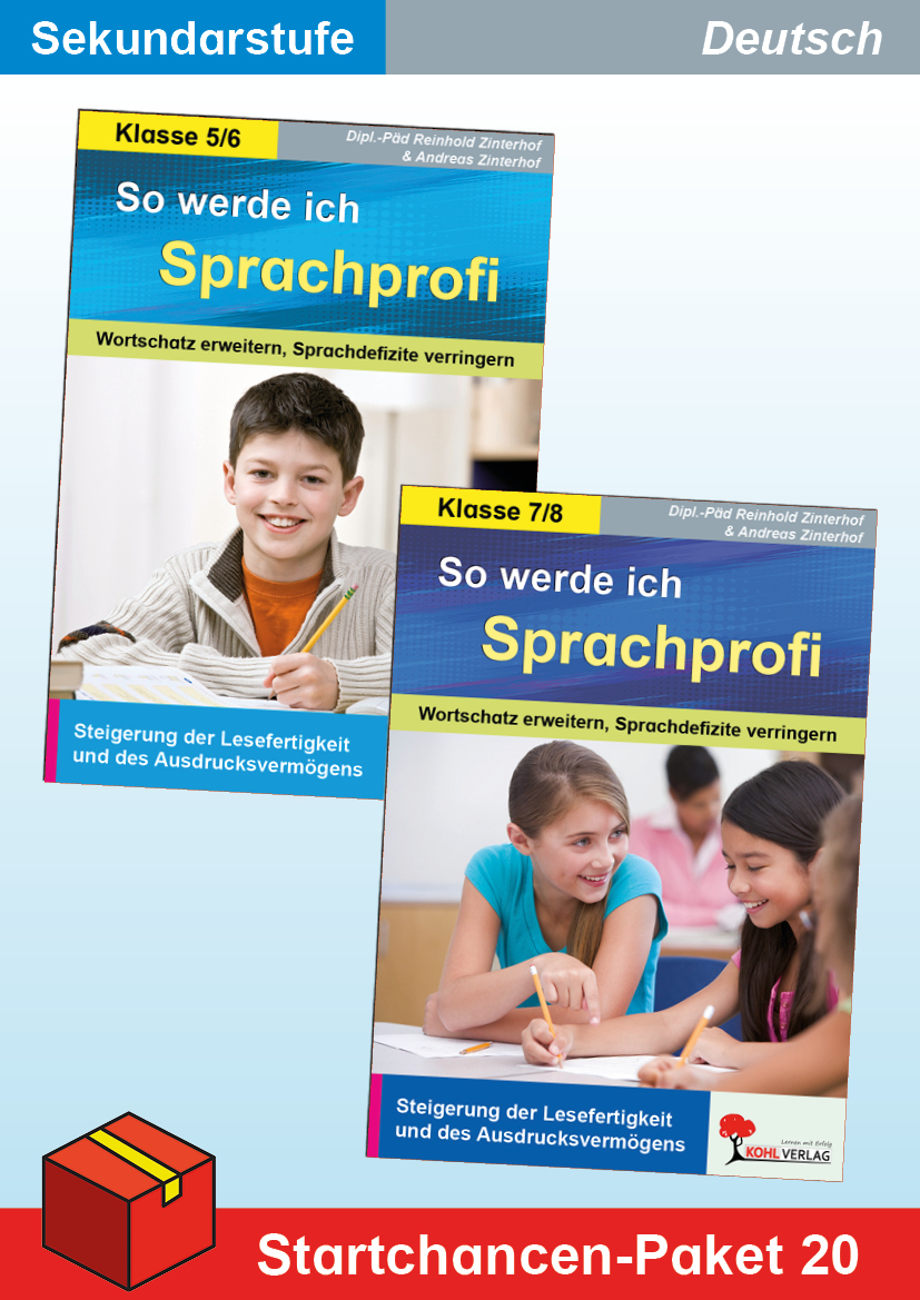 Startchancen-Paket 20 (Deutsch SEK): So werde ich Sprachprofi