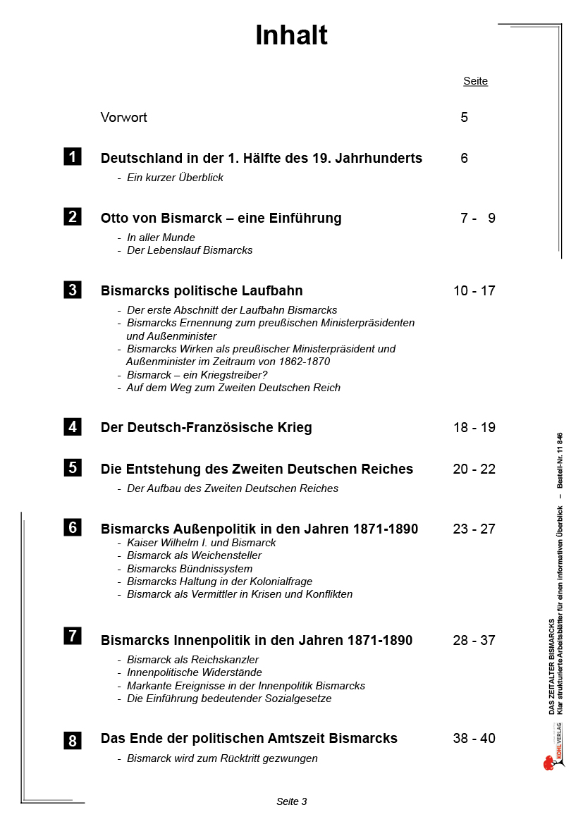 Das Zeitalter Bismarcks