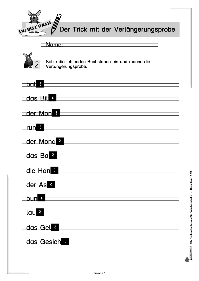 99x Rechtschreibung - Die Freiarbeitstheke