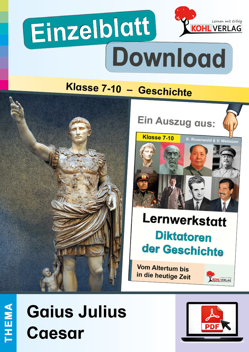Lernwerkstatt Diktatoren der Geschichte / Gaius Julius Caesar