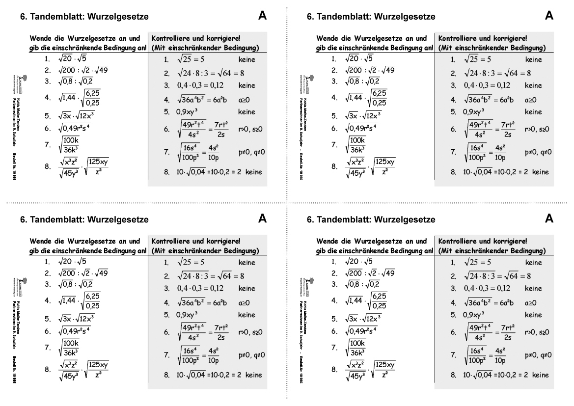 Kohls Mathe-Tandem / Klasse 9