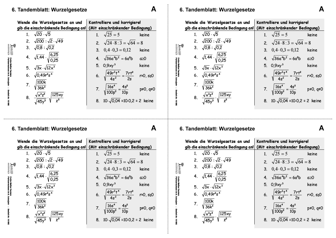 Kohls Mathe-Tandem / Klasse 9