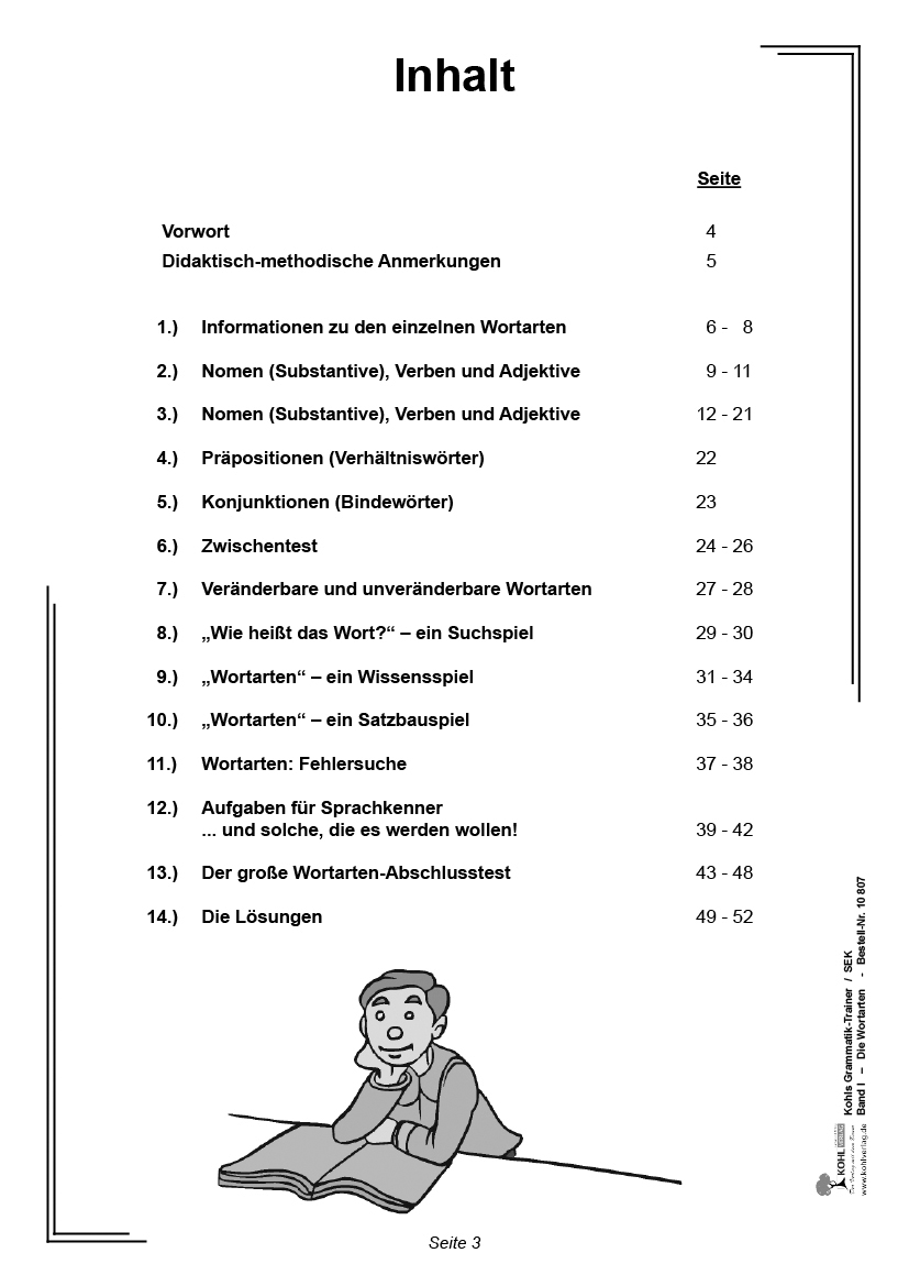 Grammatik-Trainer I