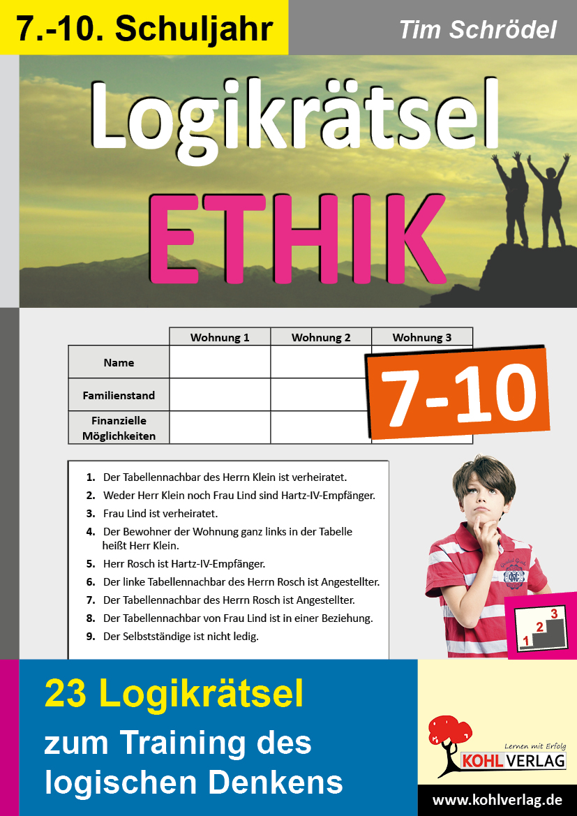 Logikrätsel Ethik / Klasse 7-10