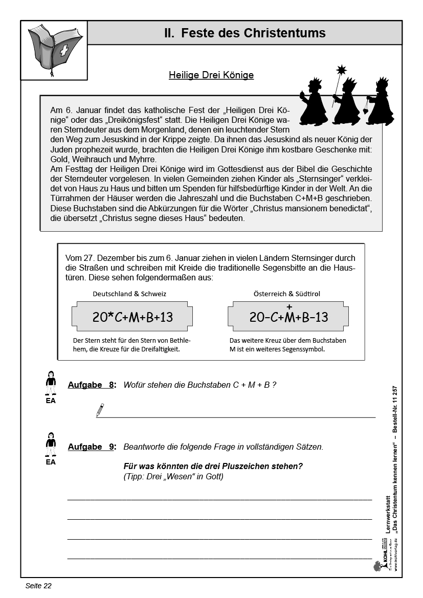 Lernwerkstatt Das Christentum kennenlernen