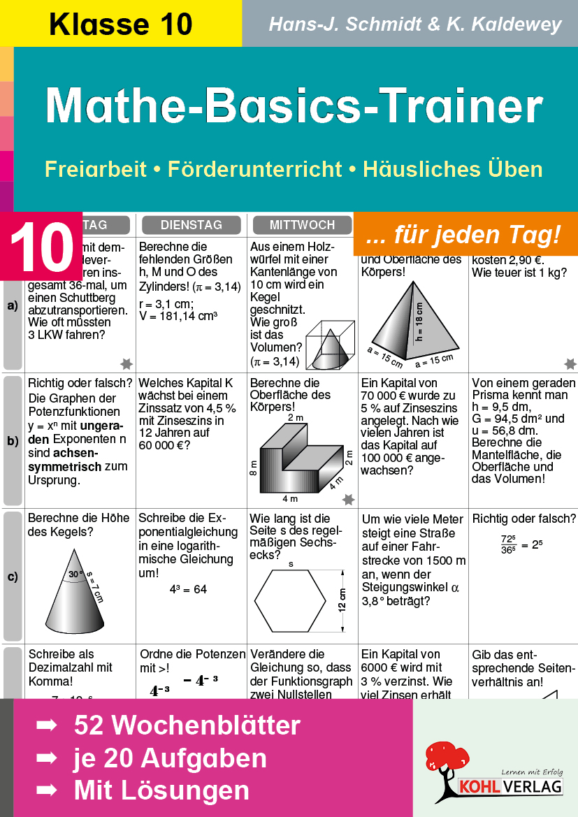 Mathe-Basics-Trainer / Klasse 10