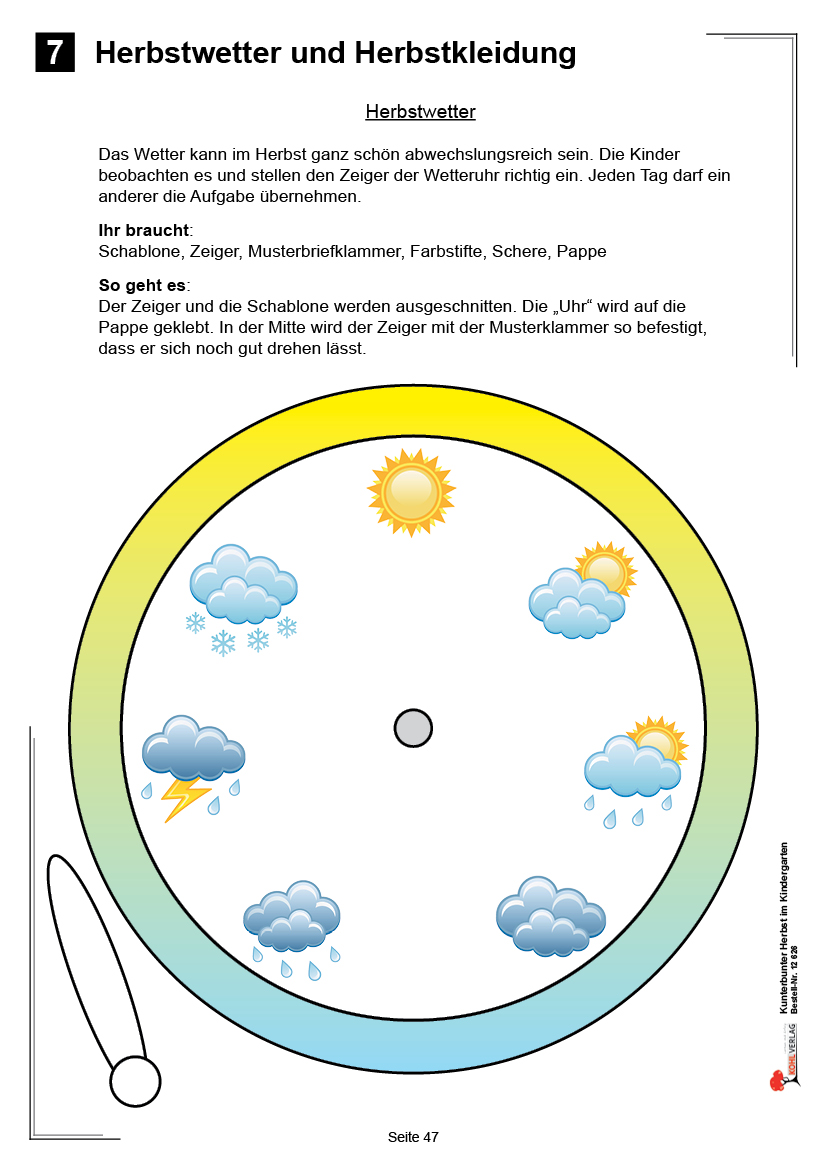 Kunterbunter Herbst im Kindergarten