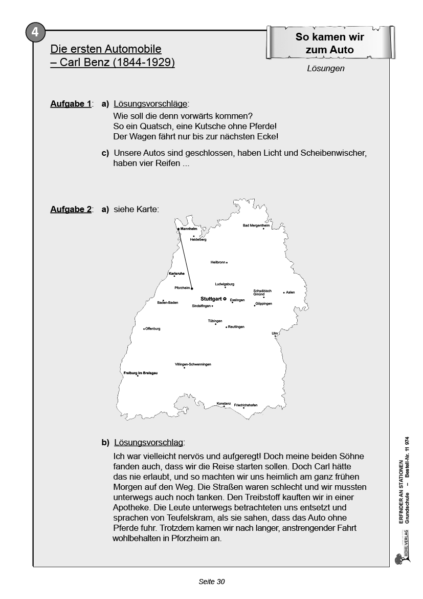 Erfinder an Stationen - Grundschule