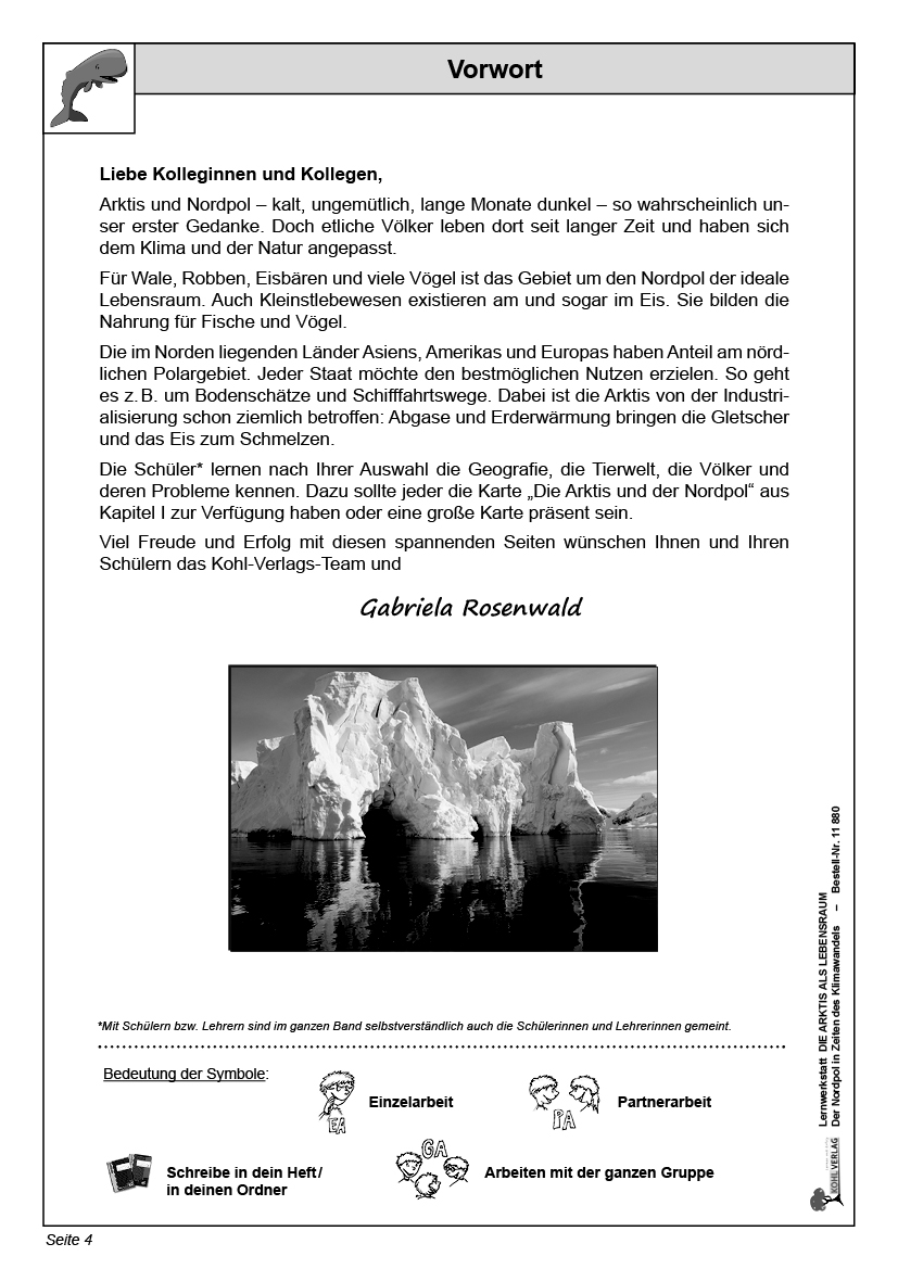 Lernwerkstatt Die Arktis als Lebensraum Lernwerkstatt Die Arktis als Lebensraum