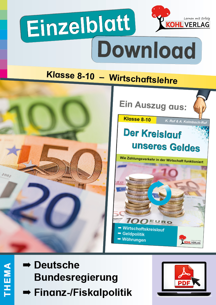 Der Kreislauf unseres Geldes / Deutsche Bundesregierung & Finanz-/Fiskalpolitik