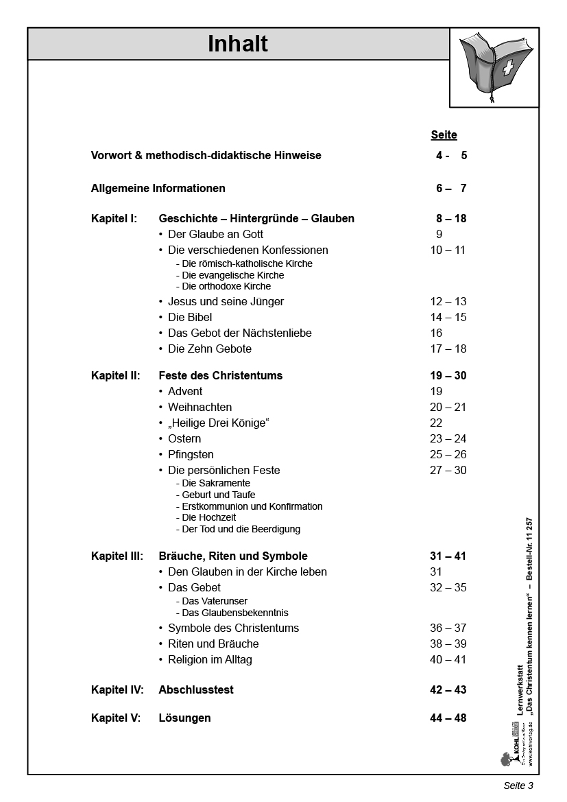 Lernwerkstatt Das Christentum kennenlernen