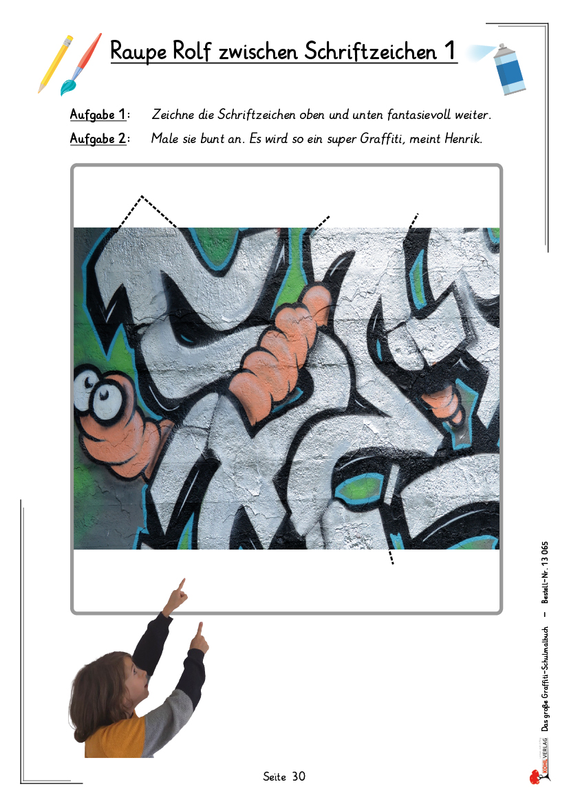 Das große Graffiti-Schulmalbuch / Grundschule