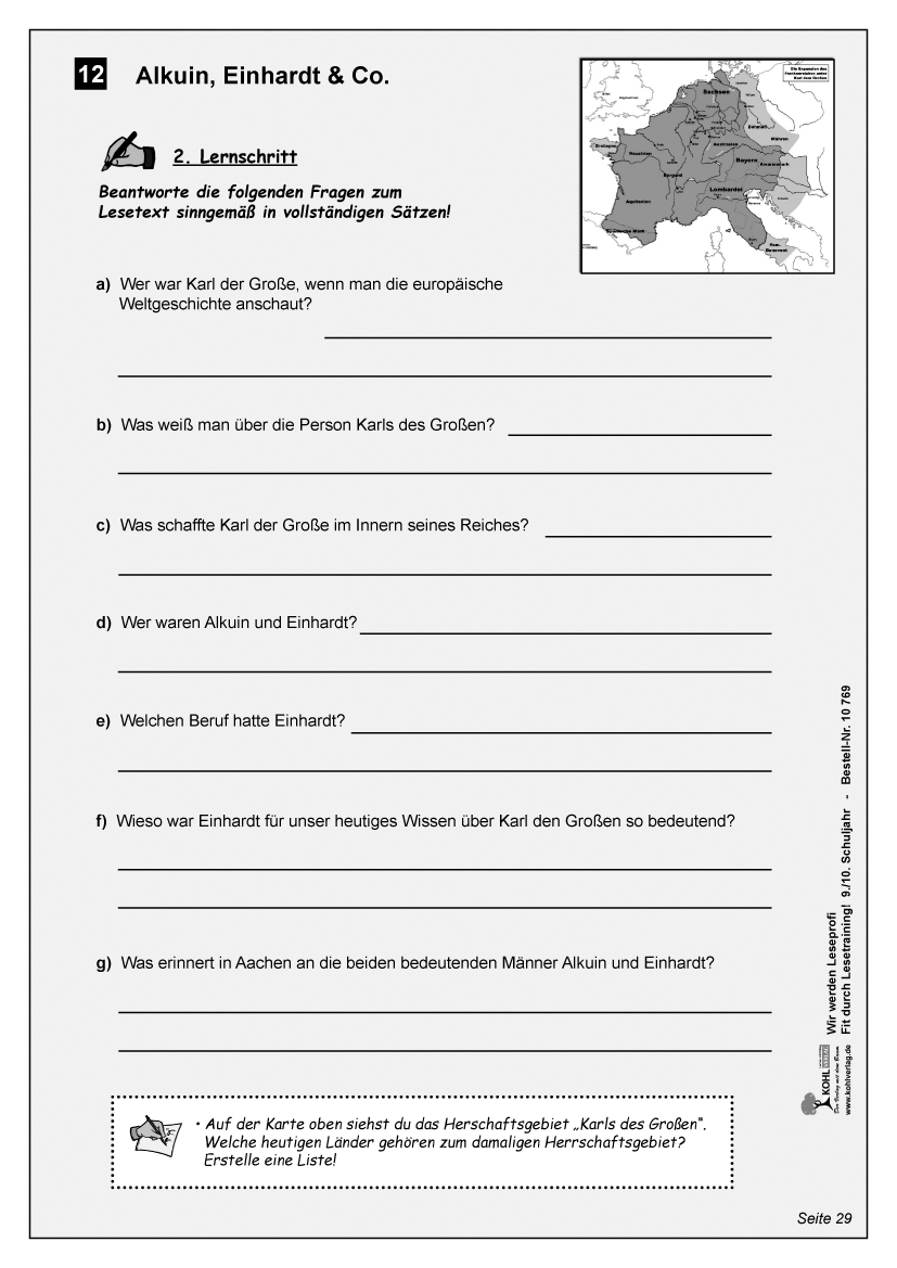 Wir werden Leseprofi / Klasse 9-10