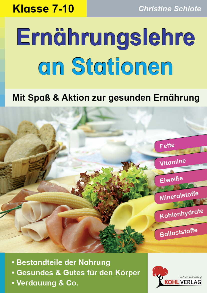 Ernährungslehre an Stationen