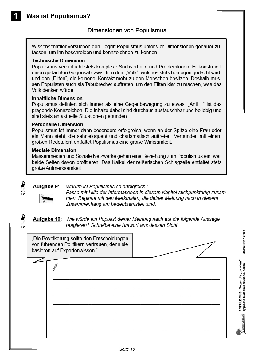Populismus - Gegen die "da oben"