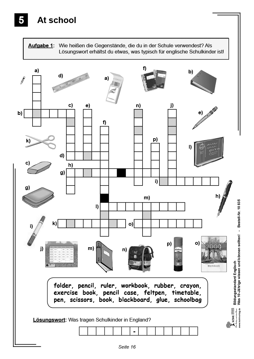 Bildungsstandard Englisch / Klasse 4