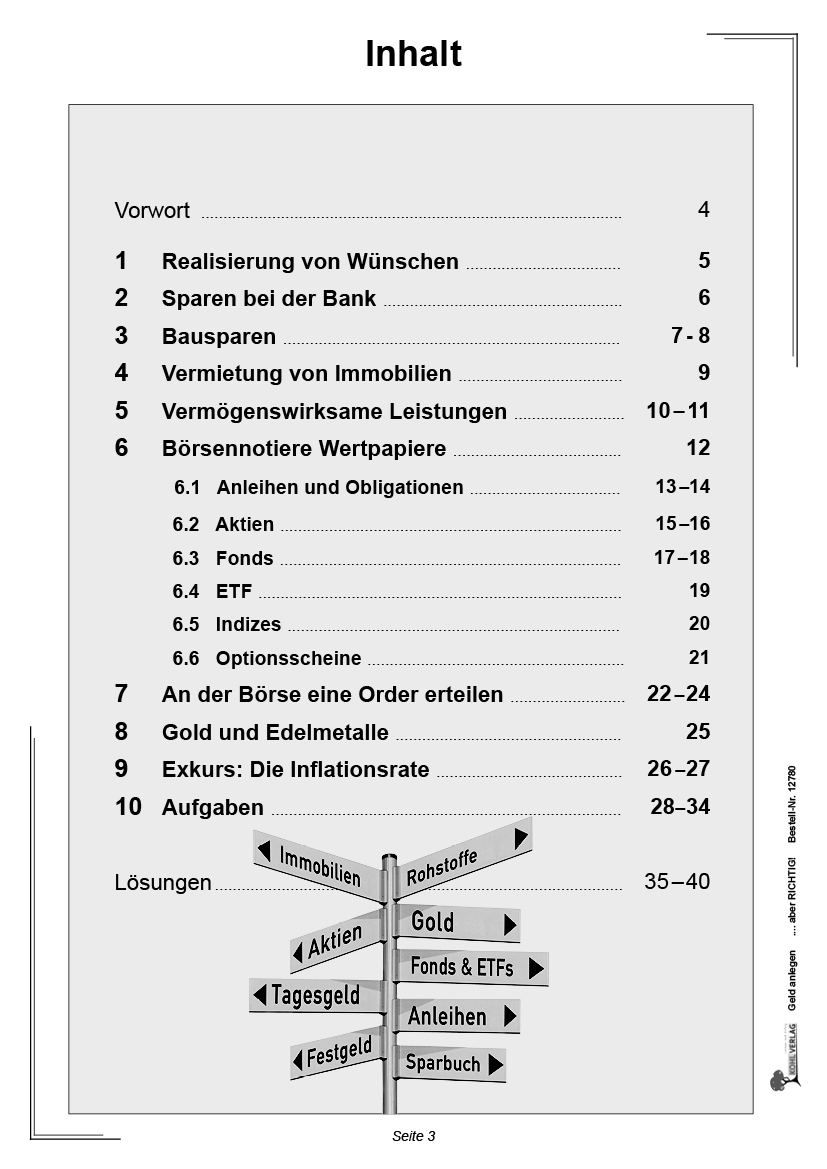 Geld anlegen ... aber RICHTIG!