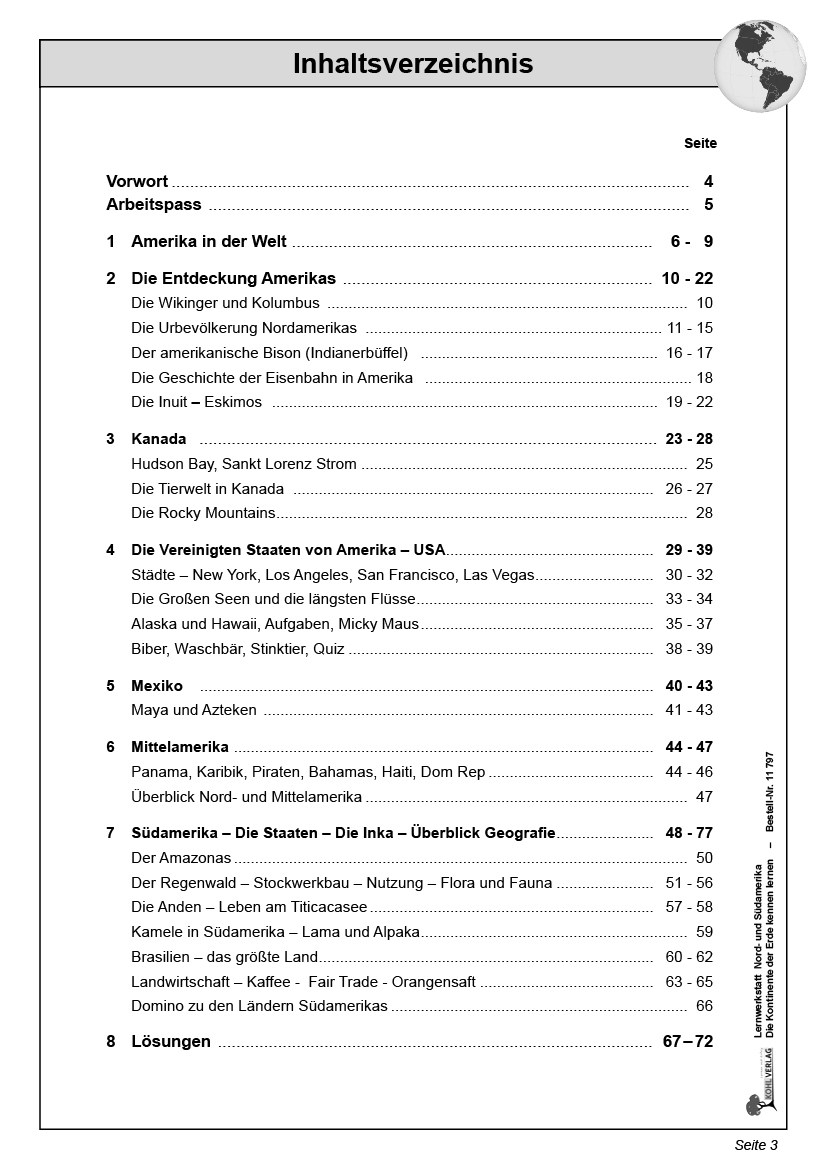 Lernwerkstatt NORD- & SÜDAMERIKA