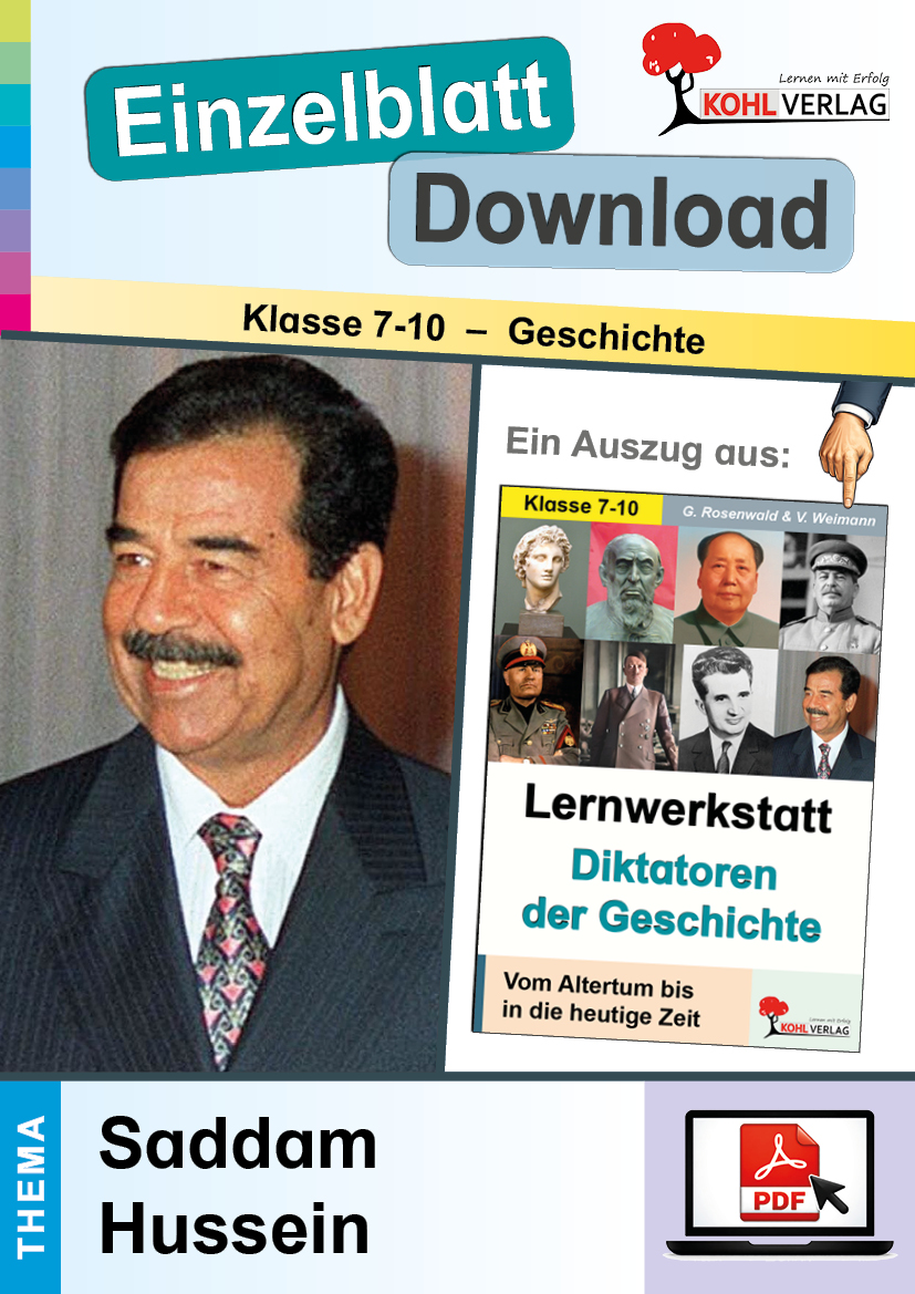 Lernwerkstatt Diktatoren der Geschichte / Saddam Hussein