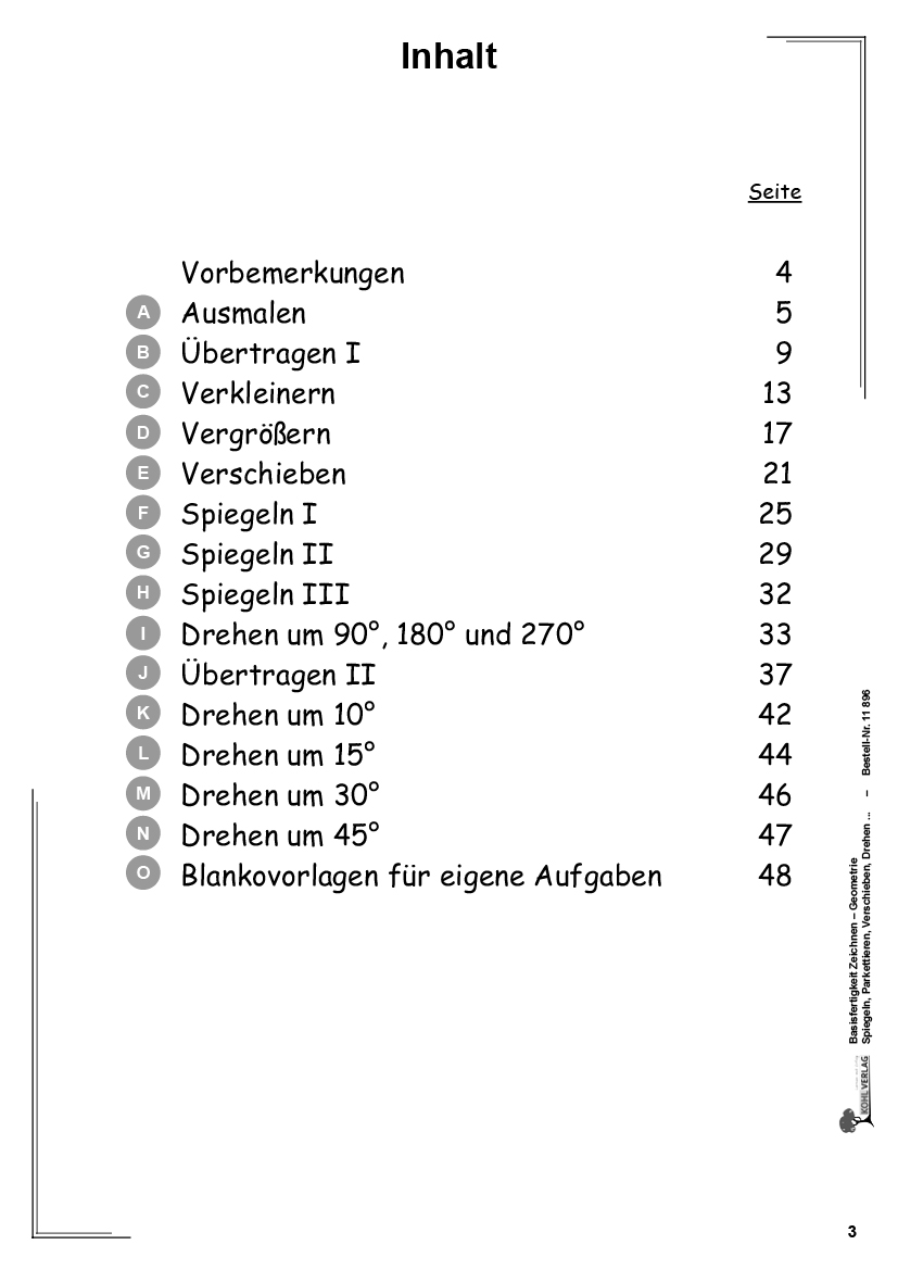 Basisfertigkeit Zeichnen - Geometrie