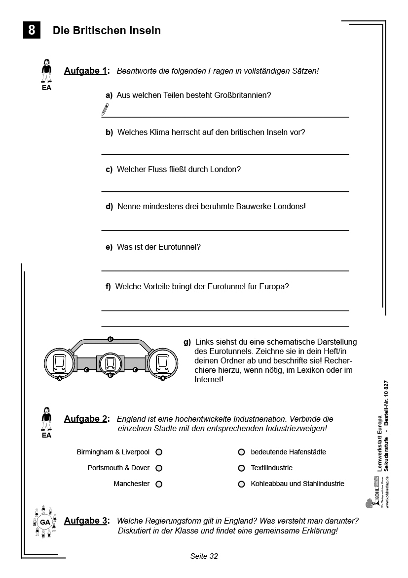 Lernwerkstatt Europa / Sekundarstufe