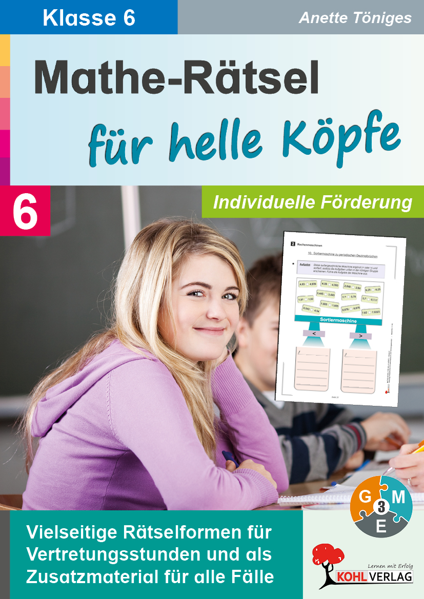 Mathe-Rätsel für helle Köpfe / Klasse 6