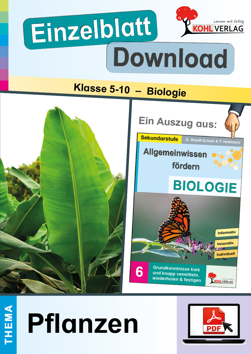 Allgemeinwissen fördern BIOLOGIE: Pflanzen