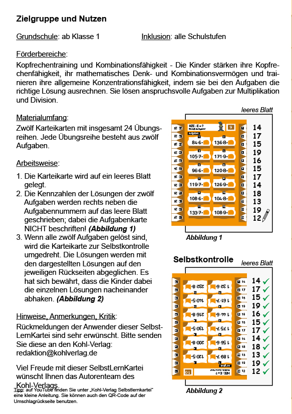 SelbstLernKartei Mathe 4