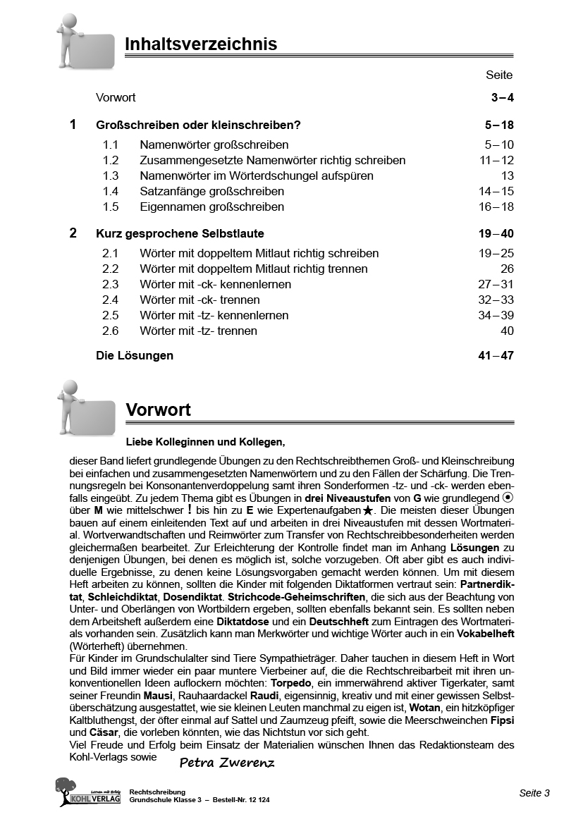 Rechtschreibung für die Grundschule / Klasse 3