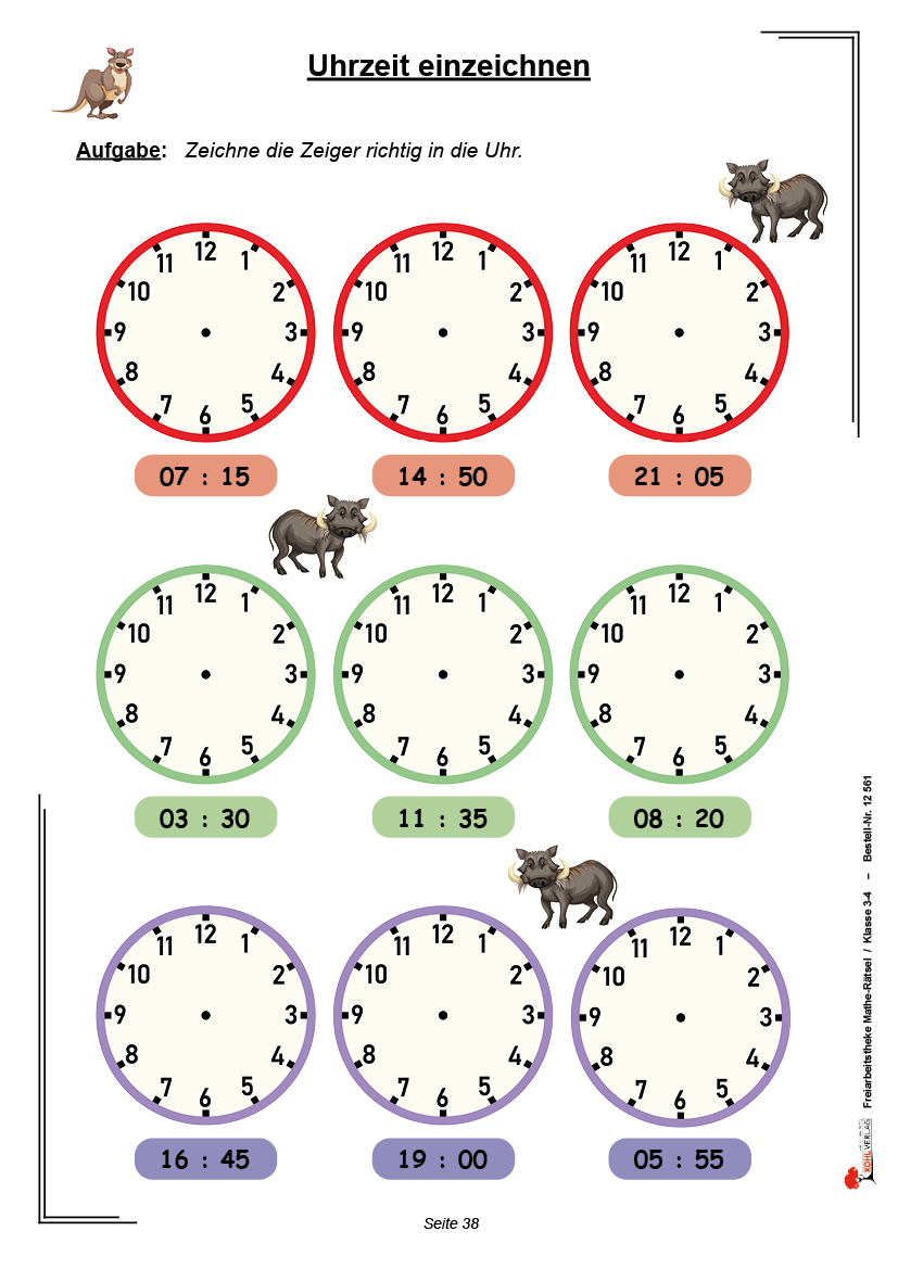 Freiarbeitstheke Mathe-Rätsel / Klasse 3-4