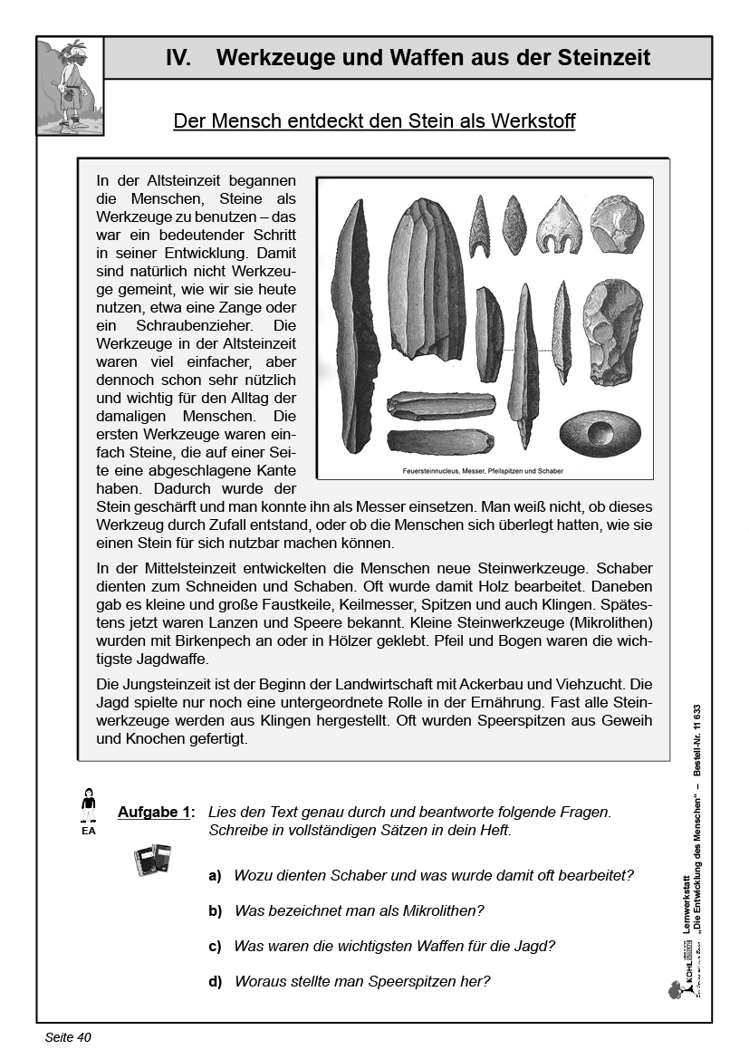 Lernwerkstatt Die Entwicklung des Menschen