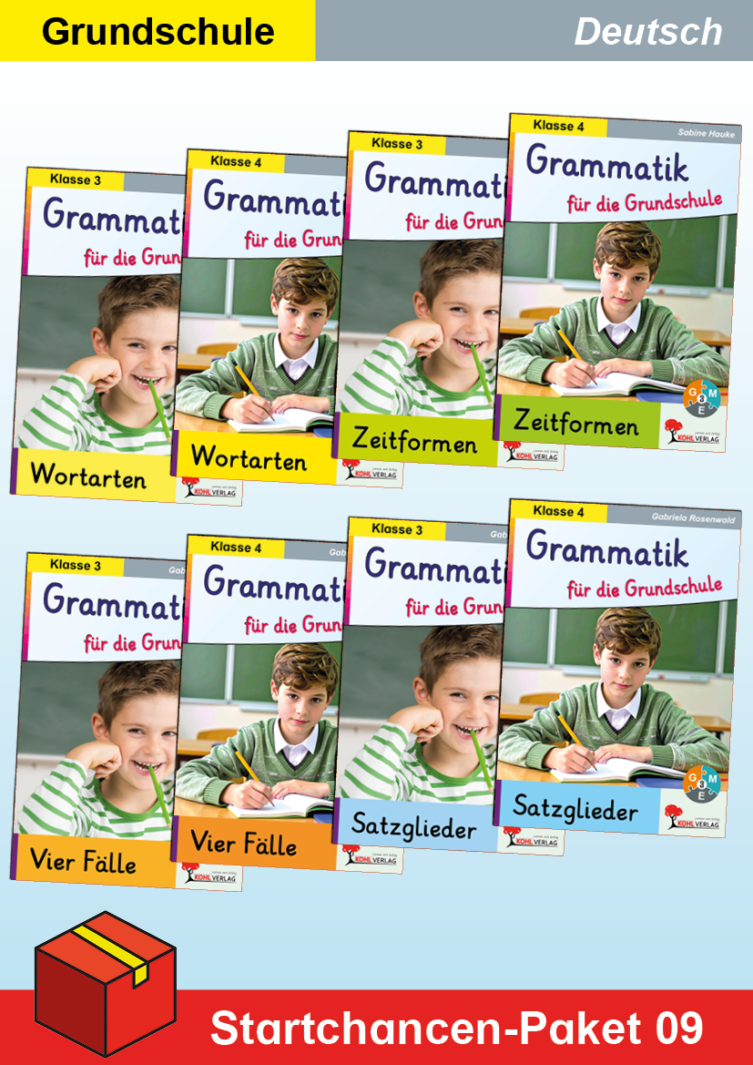 Startchancen-Paket 09 (Deutsch GS): Grammatik für die Grundschule