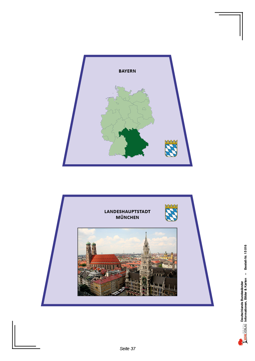 Deutschlands Bundesländer - Informationen, Bilder & Karten
