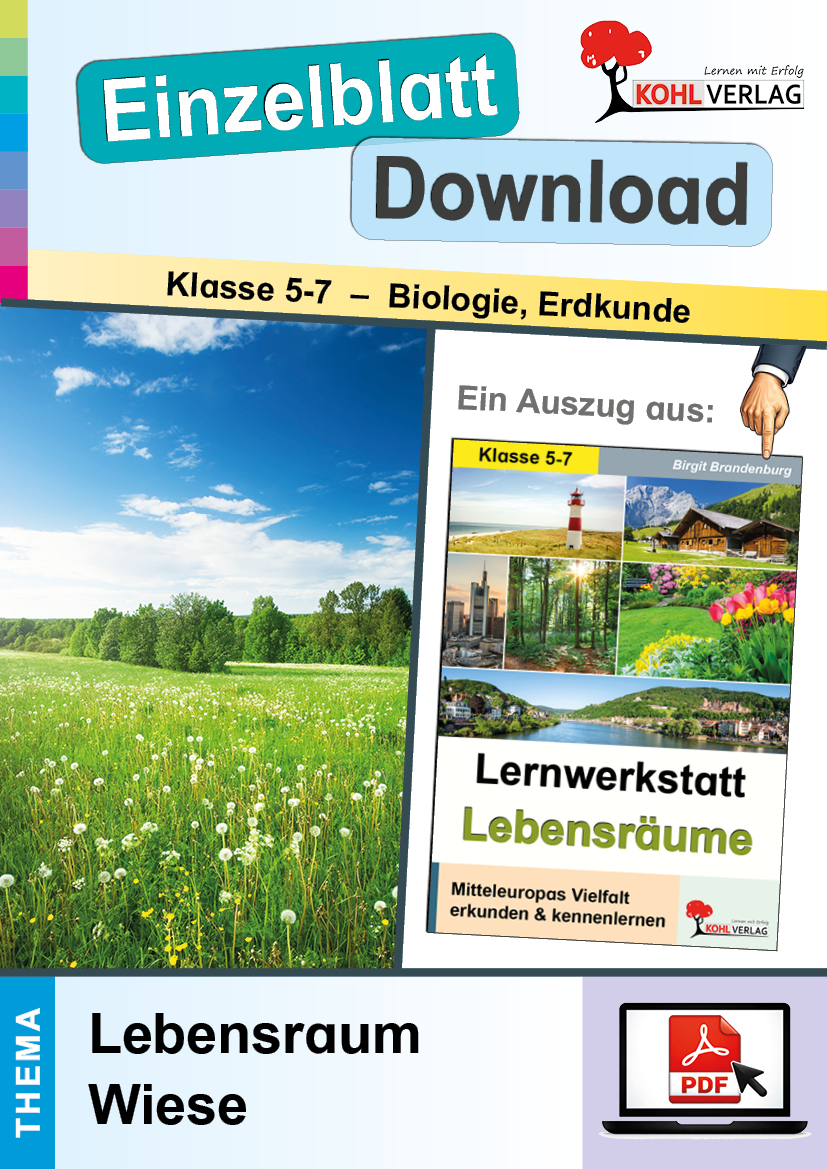 Lernwerkstatt Lebensräume: Lebensraum Wiese