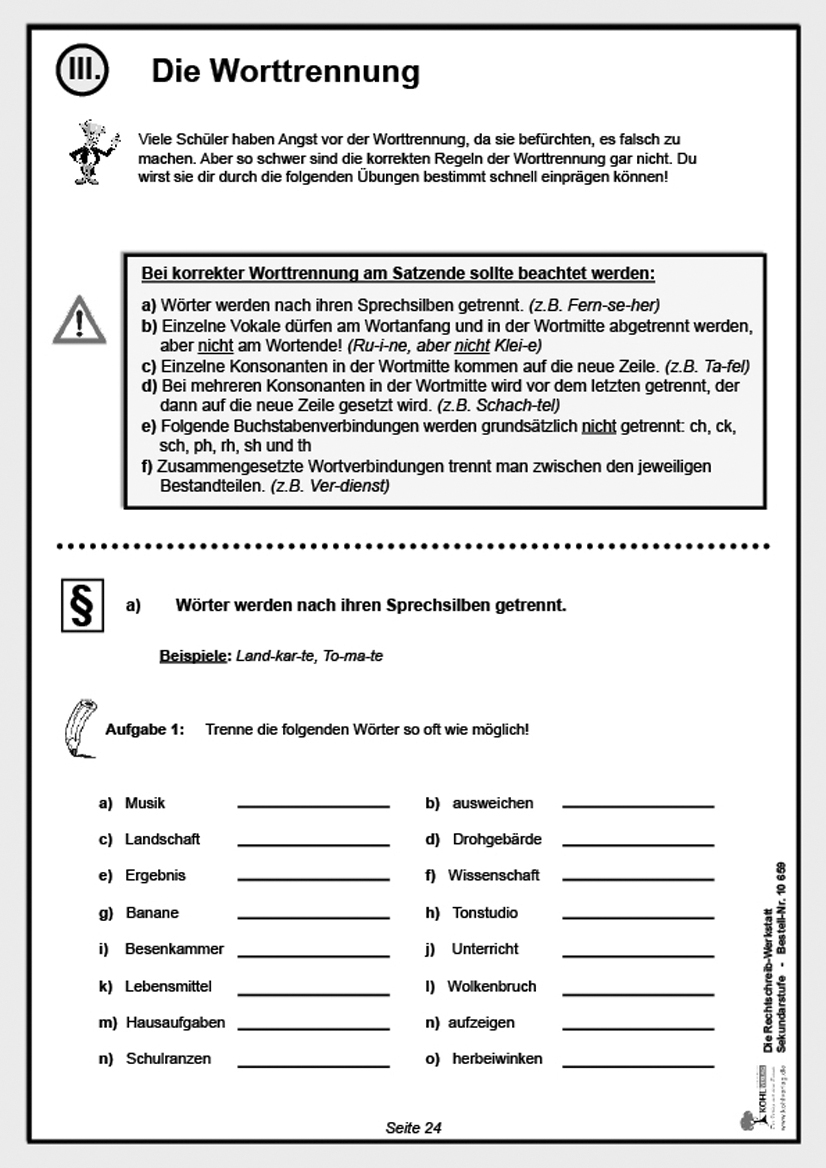 Lern- & Übungswerkstatt Rechtschreibung