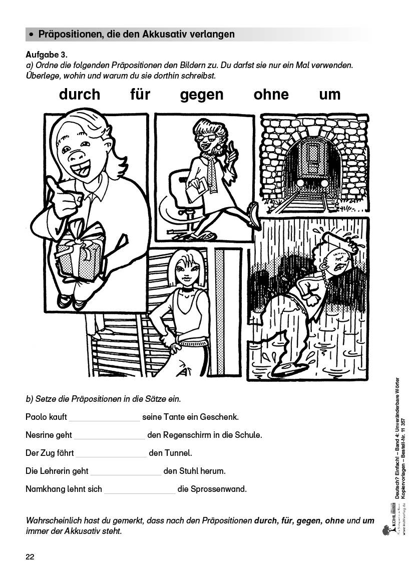 Deutsch? Einfach! - Deutsch als Fremdsprache / Unveränderbare Wörter