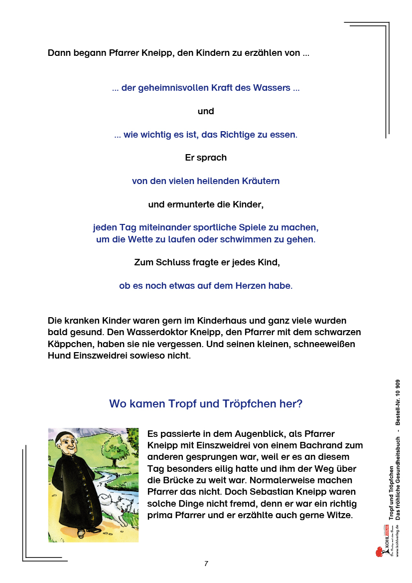 Tropf und Tröpfchen